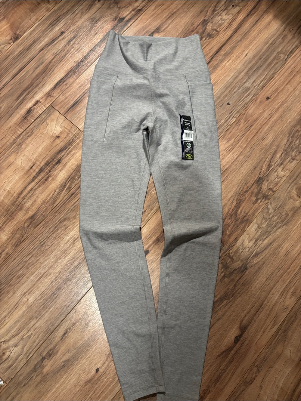 Athletic Works Light Gray High-Waist Leggings